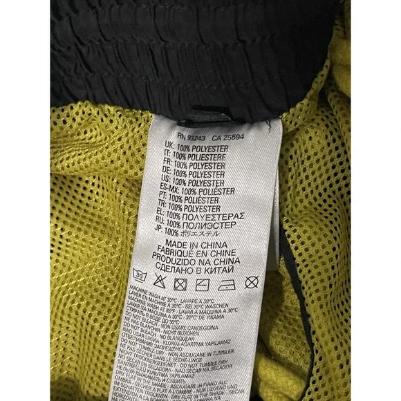 Diesel Boxing/Swim Shorts Men's Size Large Black Striped Rare Mesh‎ Lined